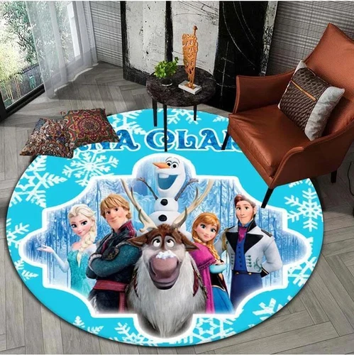 Frozen Pattern Round carpet kid's Playroom Rug bedroom*- - Picture 14 of 41