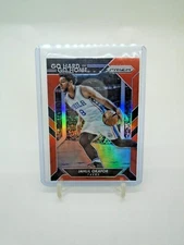 2016-17 PANINI PRIZM #5 GO HARD OR GO HOME JAHLIL OKAFOR ORANGE PRIZM /49