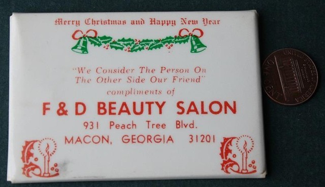 1960s Era Macon,Georgia F&D Beauty Salon Christmas ...