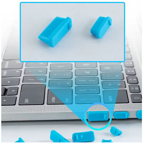 Silicone Notebook Waterproof Anti Dust Plug Cover Stopper - Picture 3 of 5