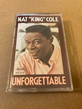 Nat "King" Cole - Unforgettable Cassette Tape, 1984, Capitol 