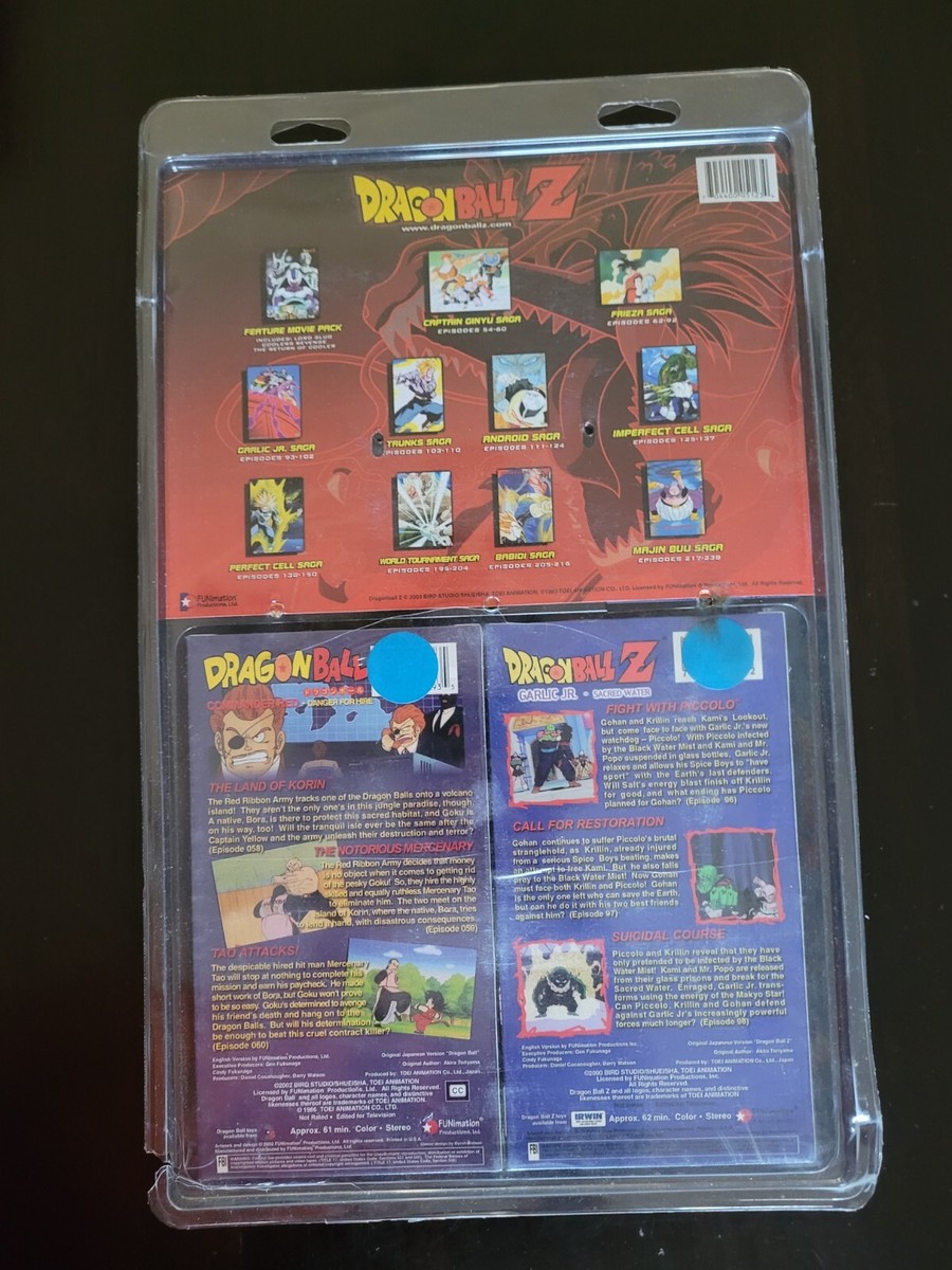 DBZ VHS Box Set 6 Sealed Dragonball Score Booster Packs Cell & Saiyan Saga +3PR | eBay DBZ VHS Box Set 6 Sealed Dragonball Score Booster Packs Cell & Saiyan Saga +3PR | eBay