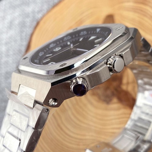 Tandorio 42MM Square Watch With GMT Function Auto NH35A Men Black Dial Sapphire - Picture 7 of 9