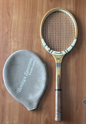 Tennis Racket Wood AEROPLANE Shangai China (vintage) With Zipper Case ...