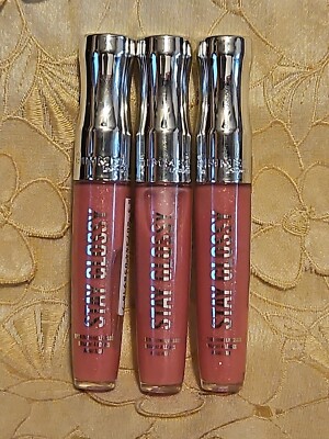 3-Rimmel LONDON-Stay Glossy-Lip Gloss-160 STAY MY ROSE-GREAT SHADE/SHINE!