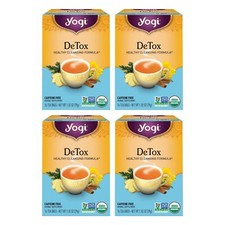 Yogi Organic DeTox Tea 16 Count Herbal Support for Digestion and Circulation