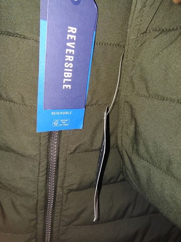 Nautica Men's Stretch Reversible Puffer Jacket DK FOREST Sz XXL $250 +๐ SOCKS - Picture 11 of 24