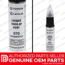 GENUINE Toyota Lexus OEM Touch Up Paint 00258-00070-21 Blizzard Pearl White 070