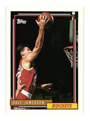 1992-93 Topps #179 Dave Jamerson Houston Rockets