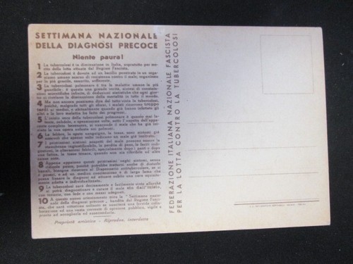 Postal Lucha Contra La Tuberculosis (TBC) / Ilustrador Busi - Picture 2 of 2