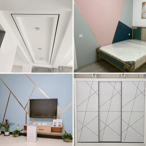 20M Selbstklebend Aufkleber Tapete Sockelleiste Bordüre für Wand Boden Möbel - Bild 16 von 22