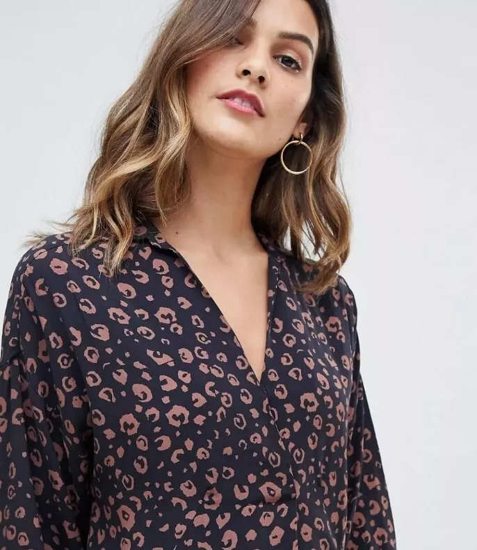 Whistles animal print shirt dress cheap