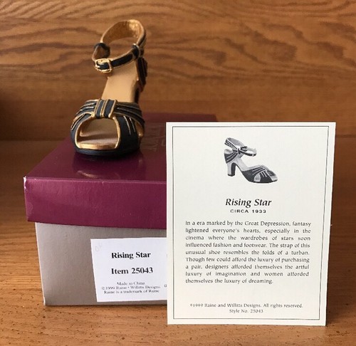 Raine Just the Right Scarpa Rising Star Scatola COA 25043 - Foto 1 di 8