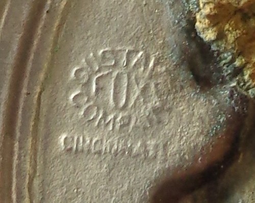 1929-30 Oldsmobile Enameled Radiator Emblem & Interior Ornament Gustave Fox Co. - Picture 9 of 9