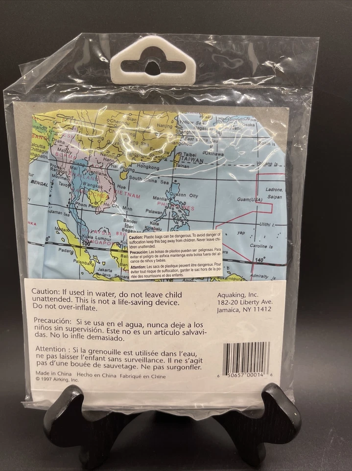 16” World Globe Swimming Pool Ball Float Air King NIP Vintage 1997 - Изображение 2 из 4