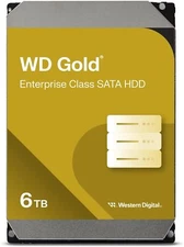 WD 6TB WD Gold Enterprise Class Internal Hard Drive 256 MB Cache 3.5" WD6004FRYZ