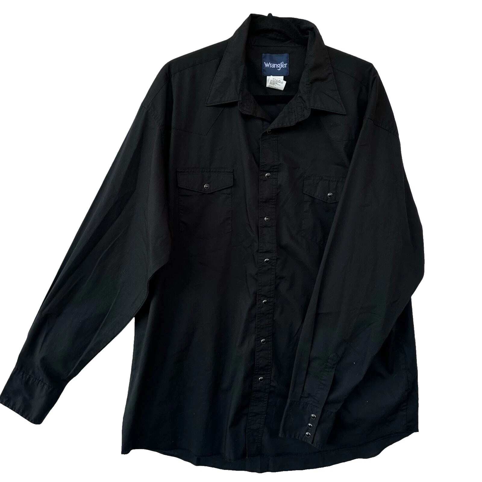 Wrangler Solid Big & Tall Dress Shirts for Men