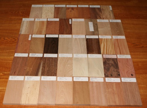 39 pc. Set of 1/2 x 3 x 6" Wood Samples for Collecting, Knife Scales, etc. Set 5 - Picture 1 of 10