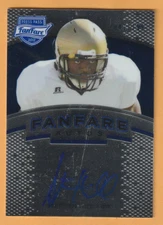 Stephen Hill Georgia Tech AUTO 2012 Press Pass Fanfare /199 1C