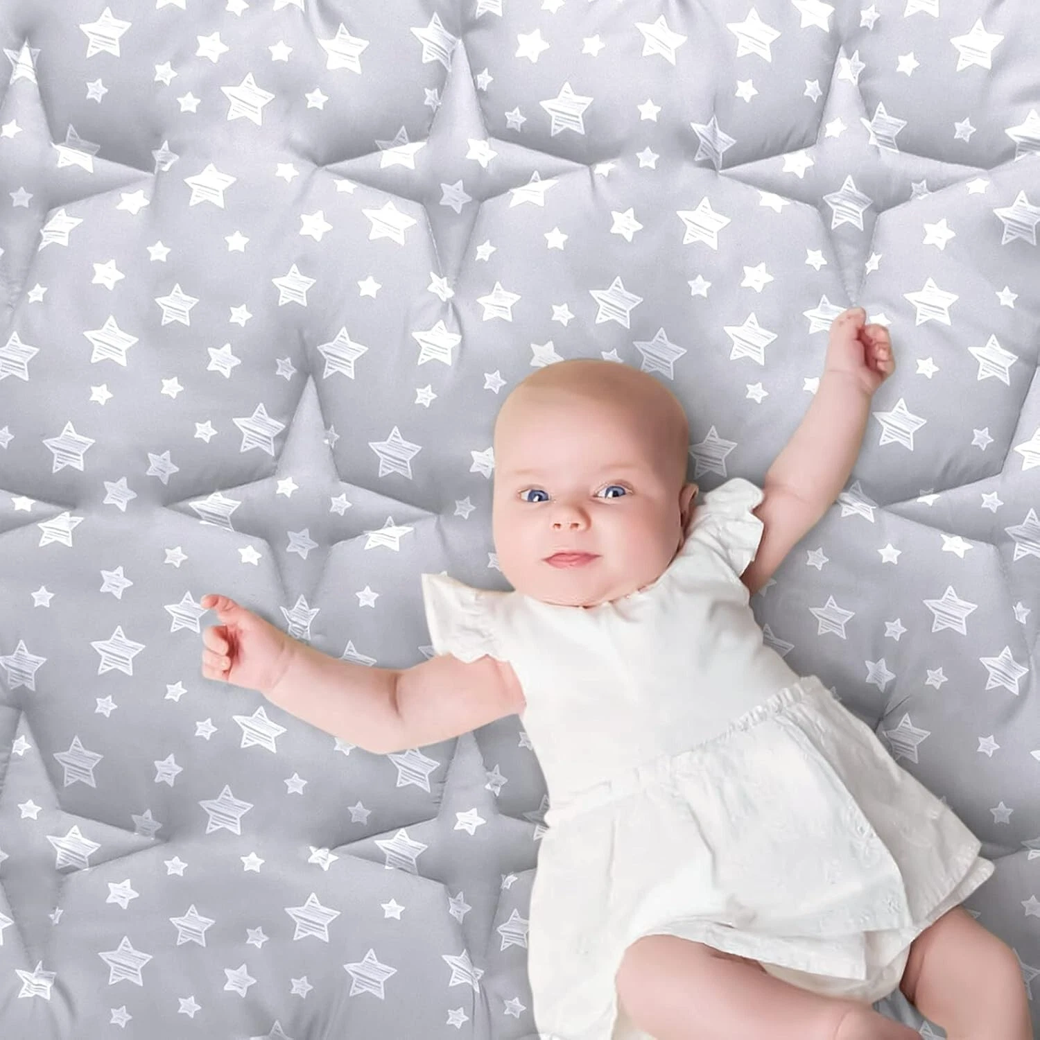 Baby Play Mat 74"x50" Cushioned Playpen Mat for Playing or Crawling Non Slip
Opens in a new window o