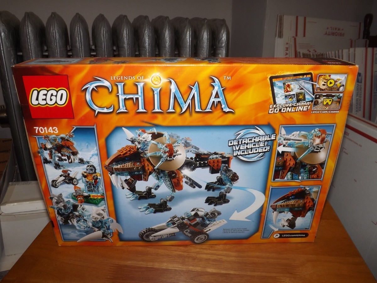 幻想のアルマディア『白虎』セット LEGO LEGENDS OF CHIMA SIR FANGAR'S SABER-TOOTH WALKER 70143 415