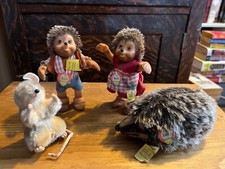 Vintage Steiff Toys Mucki Macki Joggi Made in Germany Hedgehog Mouse