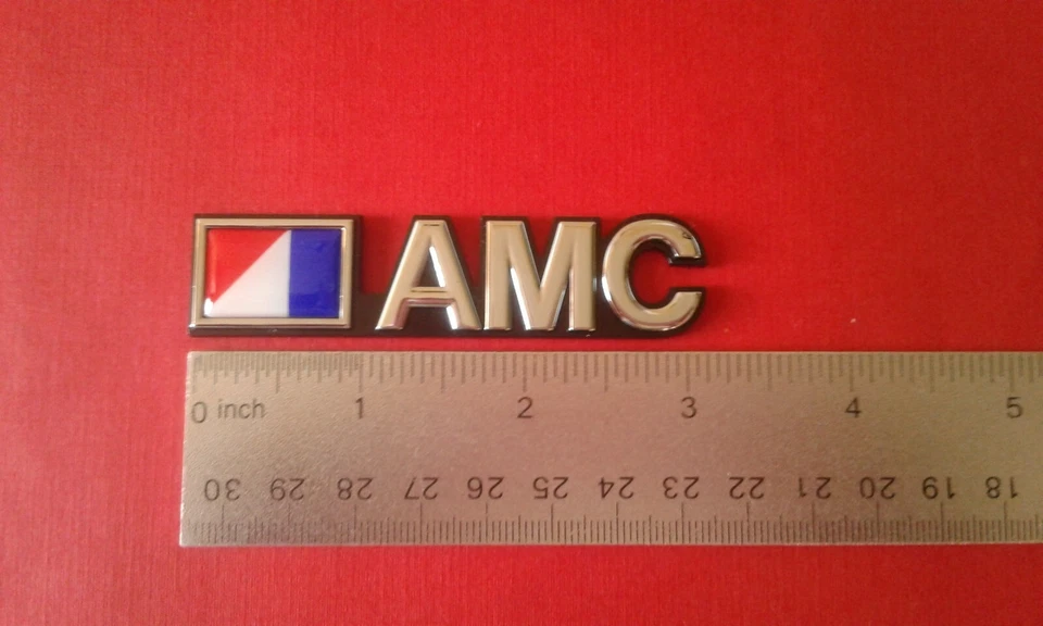 NUEVO 1973-1974 AMC Javelin-AMC tapa maletero emblema insignia Foto 2 de 4