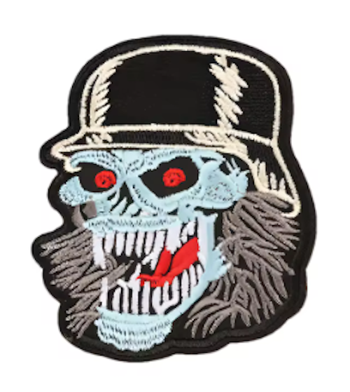 AWESOME POSSESSED NAZI DEMON SKULL - BIKER - 4