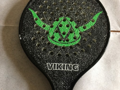 Viking O-ZONE Paddle Ball 375 g piattaforma tennis racchetta da paddle OZONE 4 1/4 VERDE - Foto 4 di 12