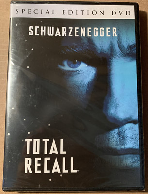 Total Recall (DVD, 1990) Arnold Schwarzenegger Brand New Action Thriller Movie