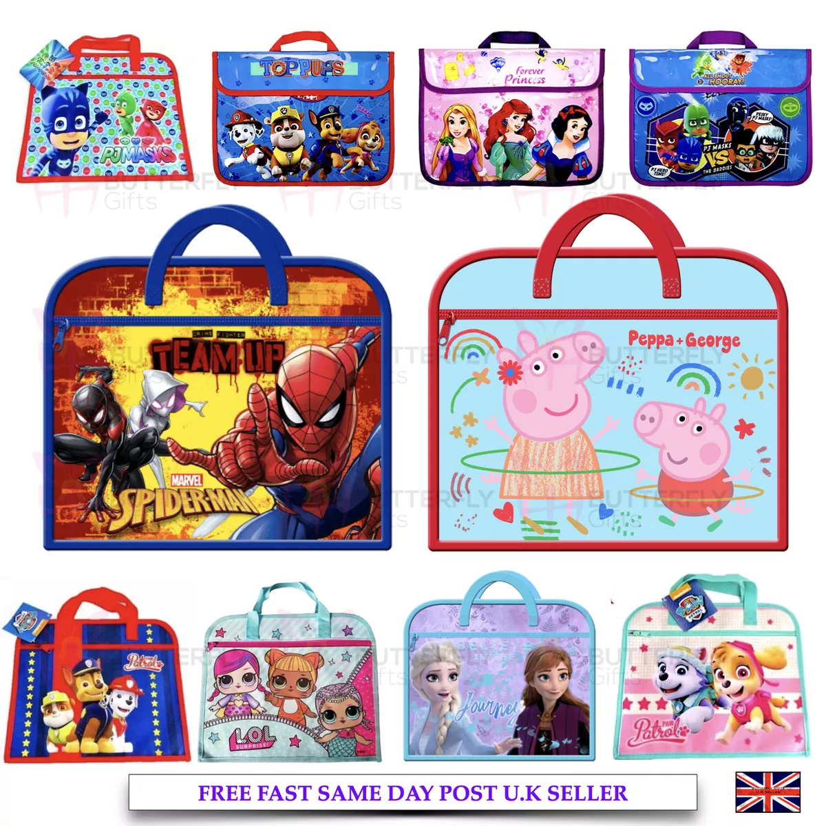 Character clearance book bag