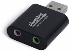 Plugable USB Audio Adapter with 3.5mm 