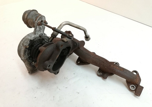Opel Zafira A  2,2 Diesel  Turbolader  Krümmer Abgaskrümmer   24442866  (01)