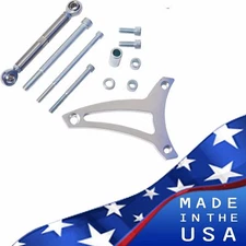 Small Block Ford Alternator Bracket 289 302 Billet Aluminum V-Belt SBF Mid Mount