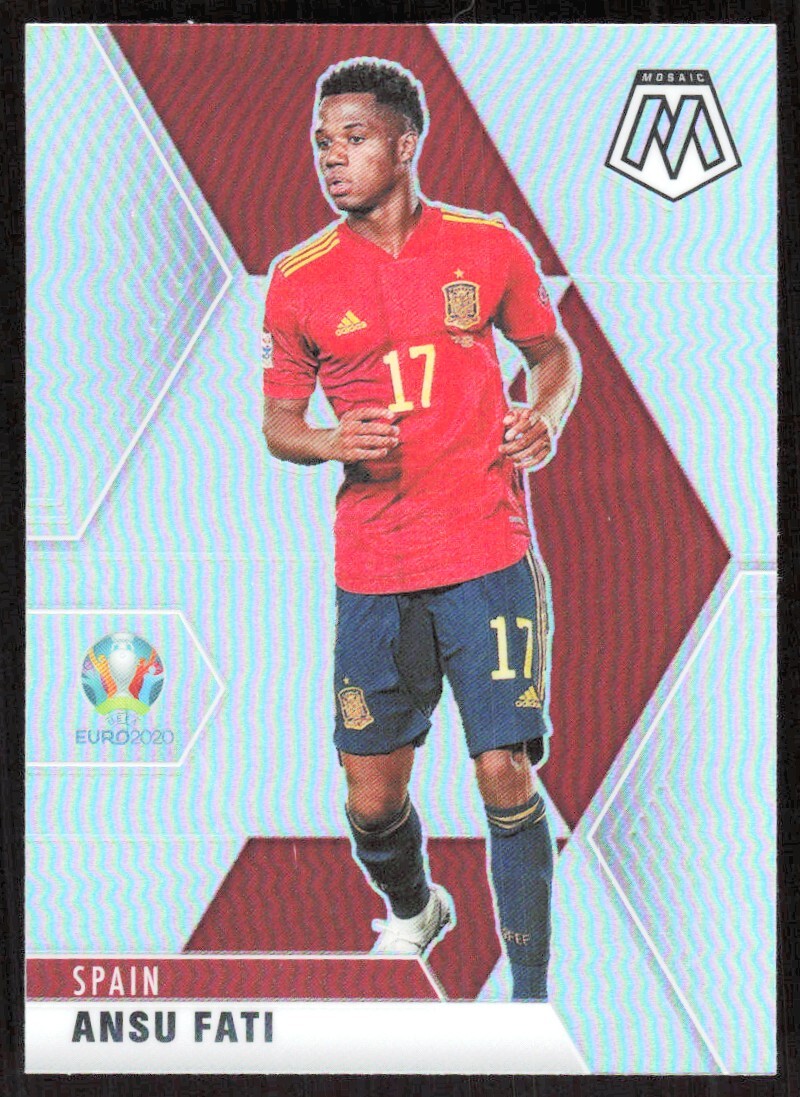 【激レア】Mosaic Euro ／アンスファテイ　ステンドグラス 2021 Panini Mosaic UEFA Euro 2020 - Stained Glass Nicolo