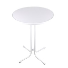 Stehtisch klappbar rund Ø80cm weiß Partytisch Bistrotisch Gartentisch Bartisch