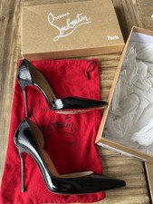 Black Iriza 100 Patent Christian Louboutin in box ex condition size 36.5 appr 3