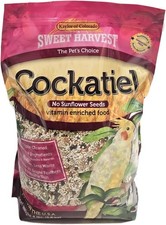 Cockatiel Bird Food No Sunflower Seeds , 4 lbs Bag - Seed Mix for Cockatiels