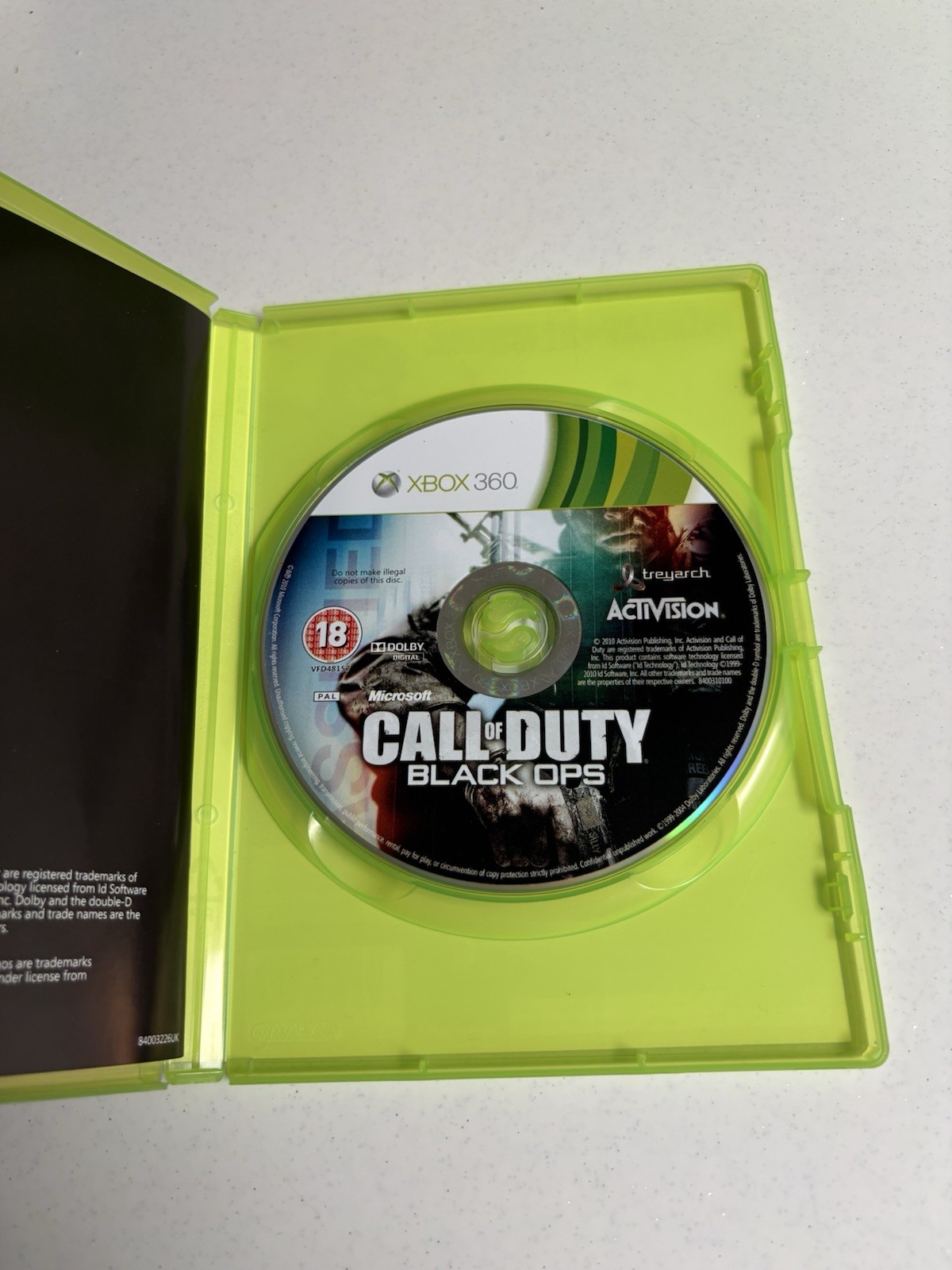Call of Duty Black Ops Xbox 360 PAL Complete With Cas image 2