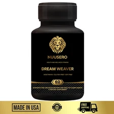 Nuusero Labs Melatonin 5mg, Ashwagandha, L-Theanine, GABA | Sleep Aid (30 Day)