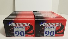 Memorex DBS90 Blank Audio Cassette Tapes Lot of 18 Recordable 90-Minutes NEW NOS