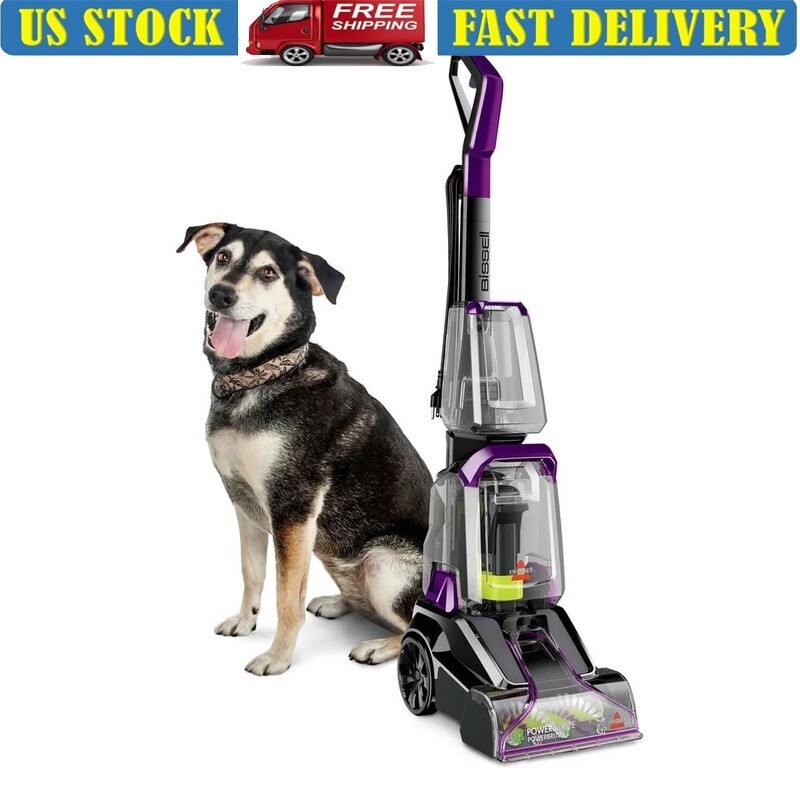 Powerful Lightweight Carpet Cleaner Pet Stain Remover 2 Tank System Deep Clean