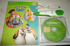 LeapFrog TAG Reading System Reader Stylus Pen 30704 W/Cable  Connect cd-WORKS