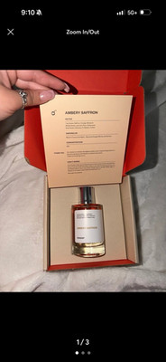 dossier Ambery Saffron Eau de Parfum 100ml Spray Unisex Fragrance in Box