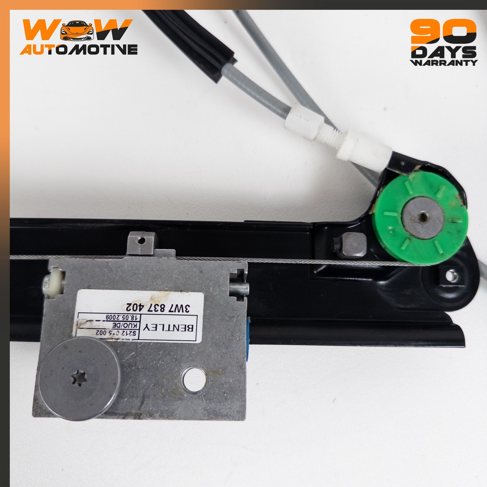 07-17 BENTLEY CONTINENTAL GTC FRONT RIGHT DOOR WINDOW REGULATOR MOTOR OEM