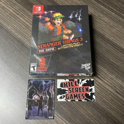 Stranger Things 3: The Game Classic Edition Nintendo Switch New + Sealed + Card