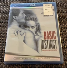 Basic Instinct Blu-ray, 1992 Unrated Director's Cut Michael Douglas New Sealed