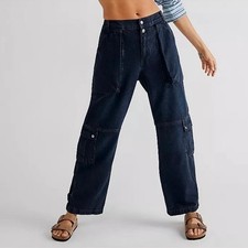 New Free People We The Free Marx Slouchy Cargo Jeans
