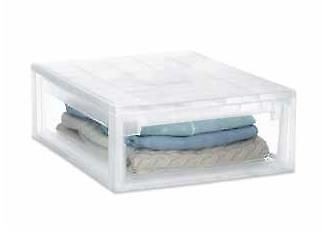 Terry Drawer 52 XL Trasparente | Cassetto Multiuso per Armadi e Casa
