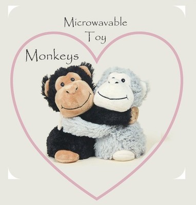 Warmies  Warm Hugs Monkeys - mikrowellengeeignetes weiches Plüschtier - duftend mit Lavendel